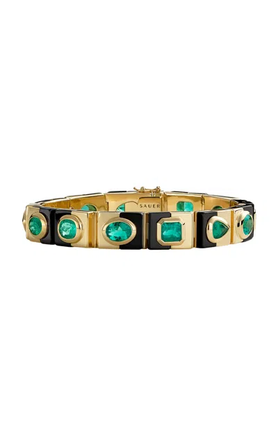 Sauer 18k Yellow Gold Fusuma Bracelet In Multi
