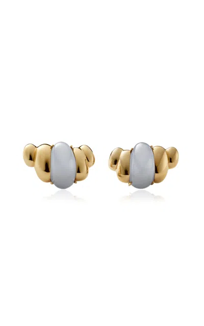 Sauer 18k Yellow Gold Isamu Earrings In Gold