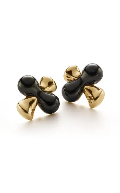 Sauer 18k Yellow Gold Moore Earrings In Gold