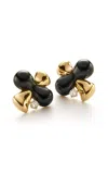 Sauer 18k Yellow Gold Moore Earrings With Diamonds