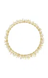 Sauer 18k Yellow Gold Mycelium Necklace In White