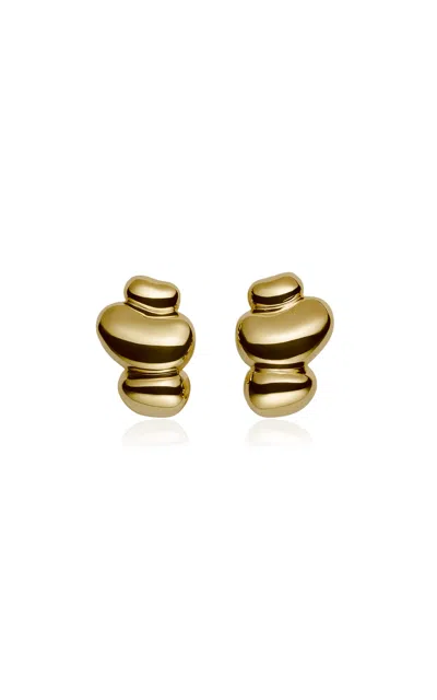 Sauer 18k Yellow Gold Pebbles Earrings