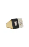 Sauer 18k Yellow Gold Shoji Ring In Multi
