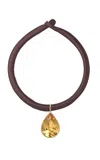 Sauer Exclusive Riviera Yvonne Citrine Necklace In Yellow