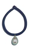 Sauer Yvonne Frames Quartzite Necklace In Blue