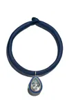 Sauer Yvonne Necklace Frames Dumortierite Necklace In Blue