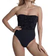 Sauipe Bandeau One Piece Swimsuit In Navy In Blue