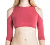Sauipe Clara Bikini Crop Top In Terracotta In Brown