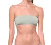 Sauipe Giovanna Bandeau Bikini Top In Sage Green In Green