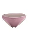Sauipe Jenna Low Rise Bikini Bottom In Blush Velvet In Multi