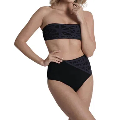 Sauipe Lillian Bikini Bottom Full Coverage In Black