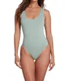 Sauipe Mabel One Piece Swimsuit In Sage Green In Green