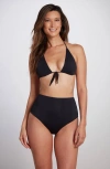 Sauipe Maya Triangle Bikini Top In Black