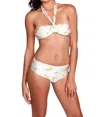 Sauipe Serena Hipster Bikini Bottom In Ginkgo Ivory In Multi