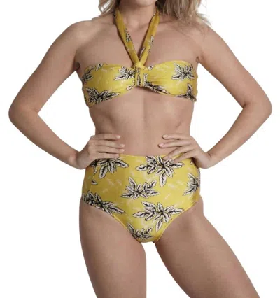 SAUIPE STRAPLESS BANDEAU BIKINI TOP IN BIANCA