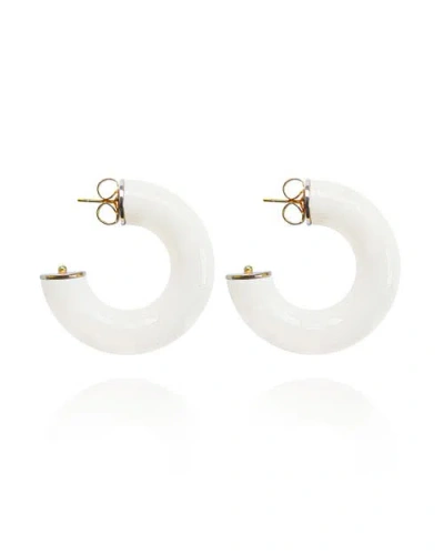 Saule Label Saulė Label Alba Earrings In White