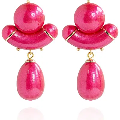 Saule Label Saulė Label Aria Earrings In Gold