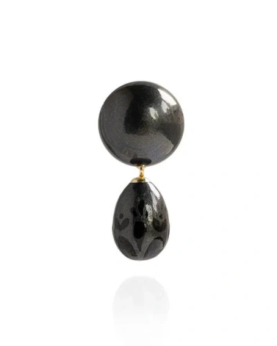Saule Label Saulė Label Calista Brooch In Black