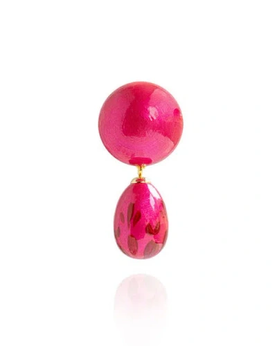 Saule Label Saulė Label Calista Brooch In Pink