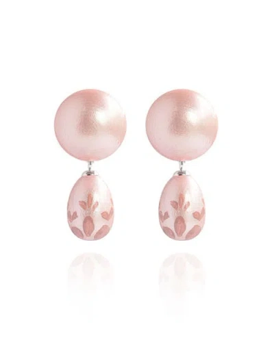 Saule Label Saulė Label Calista Earrings In Pink