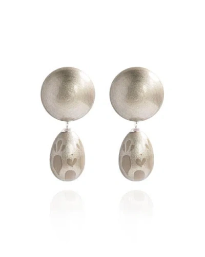 Saule Label Saulė Label Calista Earrings In Silver