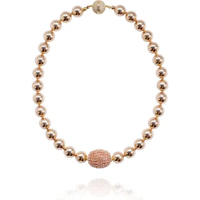 Saule Label Saulė Label Cassia Necklace In Pink