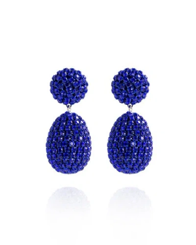Saule Label Saulė Label Clio Earrings In Blue