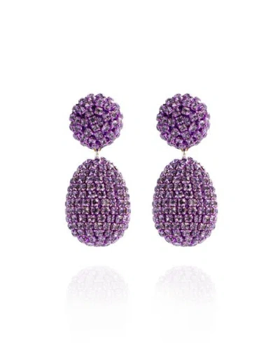 Saule Label Saulė Label Clio Earrings In Green