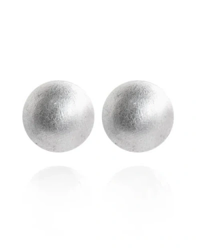 Saule Label Saulė Label Gaia Glam Jumbo Earrings In Gray