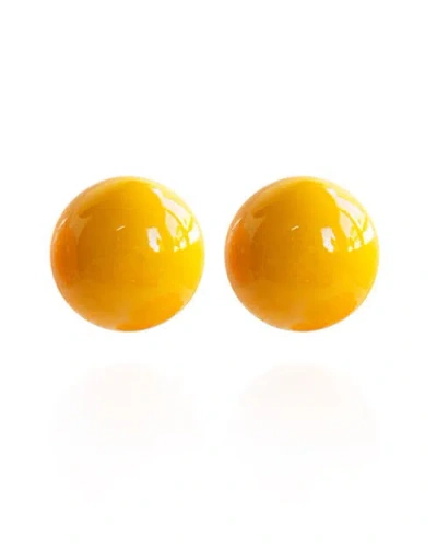 Saule Label Saulė Label Gaia Mini Earrings In Red