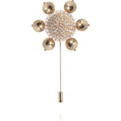 Saule Label Saulė Label Jolie Lapel Pin In Gold