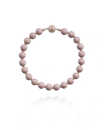 Saule Label Saulė Label Siena Petite Necklace In Pink
