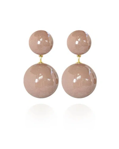 Saule Label Saulė Label Sonia Classic Earrings In Pink