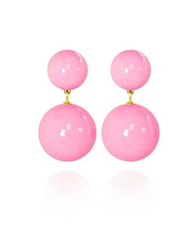 Saule Label Saulė Label Sonia Classic Earrings In Pink