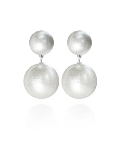 Saule Label Saulė Label Sonia Classic Earrings In White