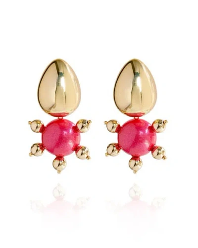 Saule Label Saulė Label Tulia Earrings In Gold