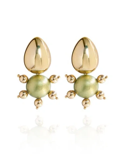 Saule Label Saulė Label Tulia Earrings In Gold