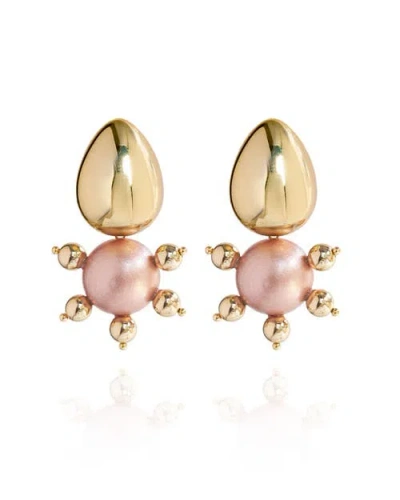 Saule Label Saulė Label Tulia Earrings In Gold