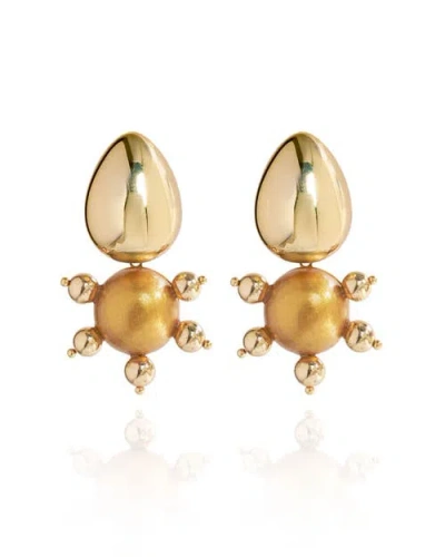 Saule Label Saulė Label Tulia Earrings In Gold