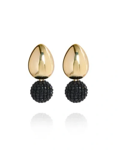 Saule Label Saulė Label Tulia Glam Earrings In Gold
