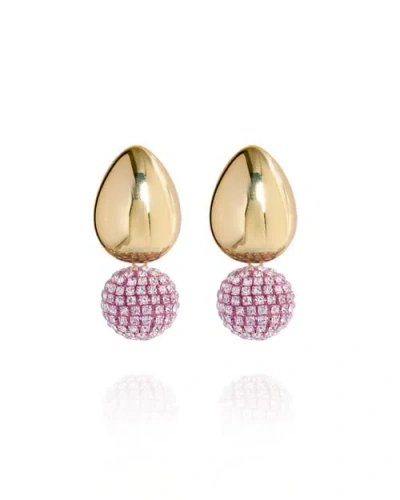 Saule Label Saulė Label Tulia Glam Earrings In Gold