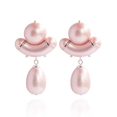 Saule Label Women's Aria Earrings In Nectar Pink
