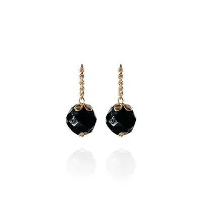 Saule Label Women's Black Leni Earrings In Noir