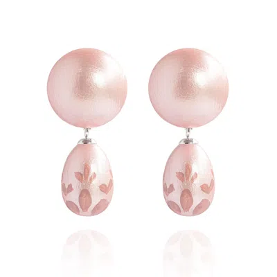 Saule Label Women's Calista Earrings In Nectar Pink