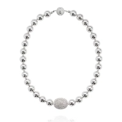 Saule Label Women's Cassia Necklace In Silver Sheer