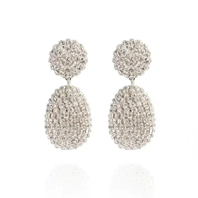 Saule Label Women's Clio Earrings In Silver Sheer
