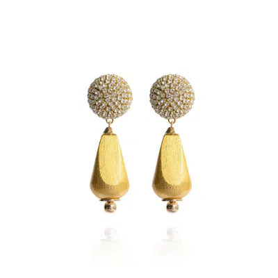 Saule Label Women's Dalia Earrings In Gilded Gold