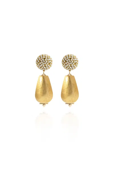 Saule Label Women's Dalia Earrings In Gilded Gold