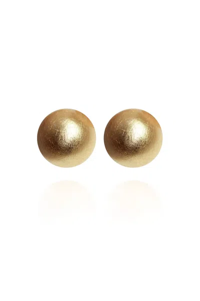 Saule Label Women's Gold Gaia Glam Jumbo Earrings In Plated Sun