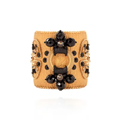 Saule Label Women's Gold Sienna Bracelet In Umber Prism